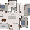 Floor plan: 3x2