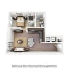 Floor plan: Studio-S04A