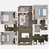 Floor plan: Clark Lake C1