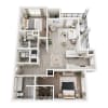 Floor plan: B2 - 2x2