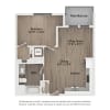 Floor plan: 1 BR TYPE A