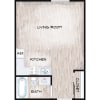 Floor plan: Classic Studio