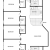 Floor plan: 4 Bed 2 Bath - Price Per Bed