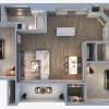 Floor plan: 2 Bedroom 2 Bathroom