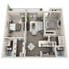 Floor plan: Lido (B2A-S)