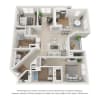Floor plan: Mt. Vernon 2B2B+DEN
