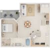 Floor plan: Persimmon Oak