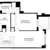 Floor plan: 1 Bed/1 Bath Den-B01