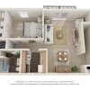 Floor plan: 1 Bed, 1 Bath C Standard 