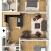 Floor plan: 2BR