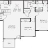 Floor plan: Two Bedroom One Bath