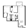 Floor plan: B3 755