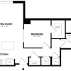 Floor plan: 1 Bed/1 Bath-A5