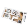 Floor plan: 2x1