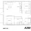 Floor plan: Two Bed One Bath