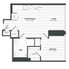 Floor plan: 1EA
