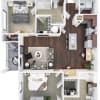 Floor plan: Two Bedroom