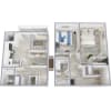Floor plan: B2 Townhome