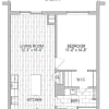 Floor plan: 1x1 Modernized