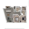Floor plan: C09 - 2 bed/2 bath