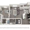 Floor plan: 1 Bedroom 1 Bathroom