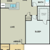 Floor plan: A4R- Newly Upgraded!