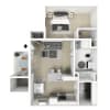 Floor plan: 1 x 1