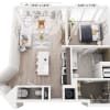 Floor plan: 1D