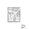 Floor plan: South 2x2