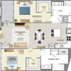 Floor plan: C2-W