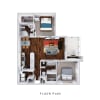 Floor plan: B1 - The Vineyard 
