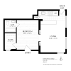 Floor plan: 1 Bedroom