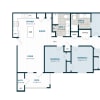 Floor plan: D1 - 1351 Sq.Ft