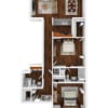 Floor plan: 2 BR