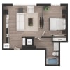 Floor plan: 1BD1e