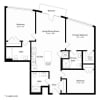 Floor plan: 3 Bed - 3 Bath | c02 - Judd