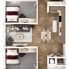 Floor plan: 4BR/2BA