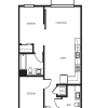 Floor plan: 2X2 C1