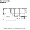 Floor plan: 1300 sqft Two Bed Two Bath