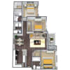 Floor plan: 3x2