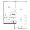 Floor plan: A17 - One Bedroom