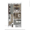Floor plan: 1B/1B