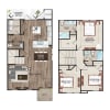Floor plan: HUDSON TOWNHOME