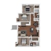 Floor plan: C1
