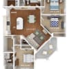 Floor plan: C2A