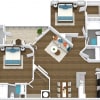Floor plan: Chagall