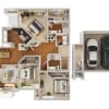Floor plan: C2B