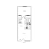 Floor plan: 1 Bedroom 1 Bathroom