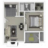 Floor plan: 1BR/1BA - Reading