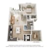Floor plan: HH-1x1DJ